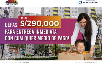 Depas desde S/290,000 con cualquier medio de pago!